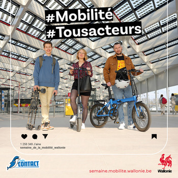 Semaine de la Mobilité en Wallonie : « Tous acteurs ! »